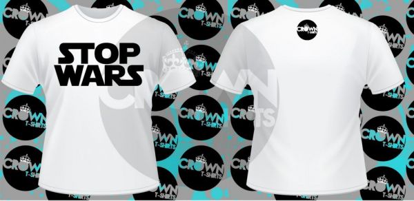 Stop Wars White. M